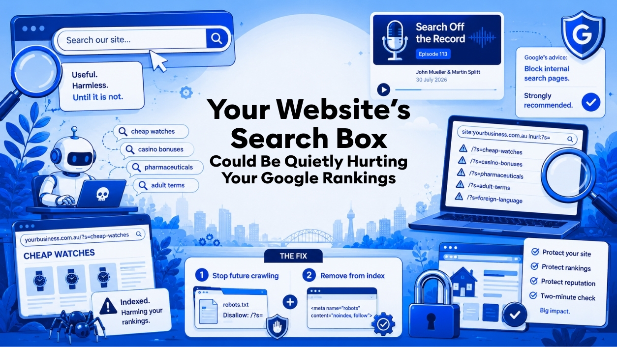 Your Website's Search Box Could Be Quietly Hurting Your Google Rankings